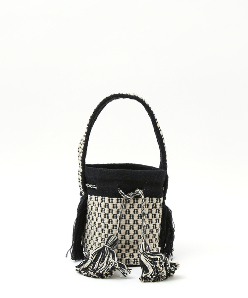 Abahouse Devinette(ドゥヴィネット)の「【Swaraj】ジャガードバケツ型バッグ(ハンドバッグ・レディース・ブラック系その他/ブラック・フリー)」の9枚目の写真