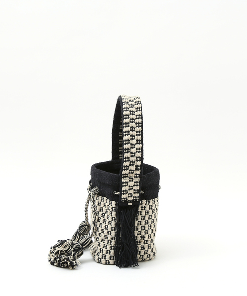 Abahouse Devinette(ドゥヴィネット)の「【Swaraj】ジャガードバケツ型バッグ(ハンドバッグ・レディース・ブラック系その他/ブラック・フリー)」の7枚目の写真