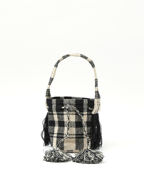 Abahouse Devinette(ドゥヴィネット)の「【Swaraj】ジャガードバケツ型バッグ(ハンドバッグ・レディース・ブラック系その他/ブラック・フリー)」の17枚目の写真