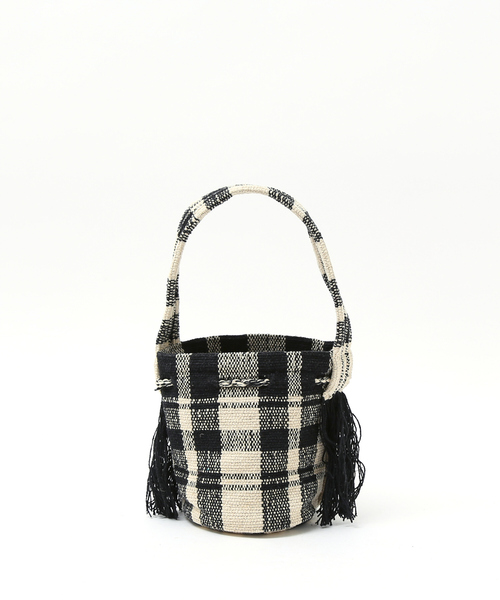 Abahouse Devinette(ドゥヴィネット)の「【Swaraj】ジャガードバケツ型バッグ(ハンドバッグ・レディース・ブラック系その他/ブラック・フリー)」の19枚目の写真