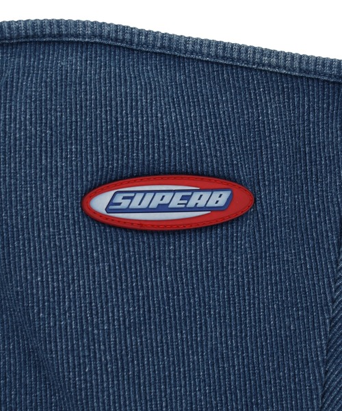 SPINNS（スピンズ）の「【セットアップ対応商品】カップ付き ワンポイントデザイン デニムベアトップ（チューブトップ・レディース・ブラック/ブルー/サックスブルー・ONESIZE）」の14枚目の写真