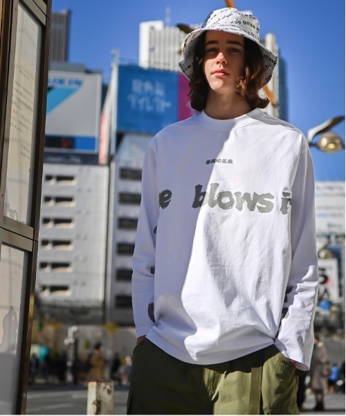 HIPANDA ハイパンダ メンズ プリント ロンT（Tシャツ/カットソー）｜HIPANDA（ハイパンダ）