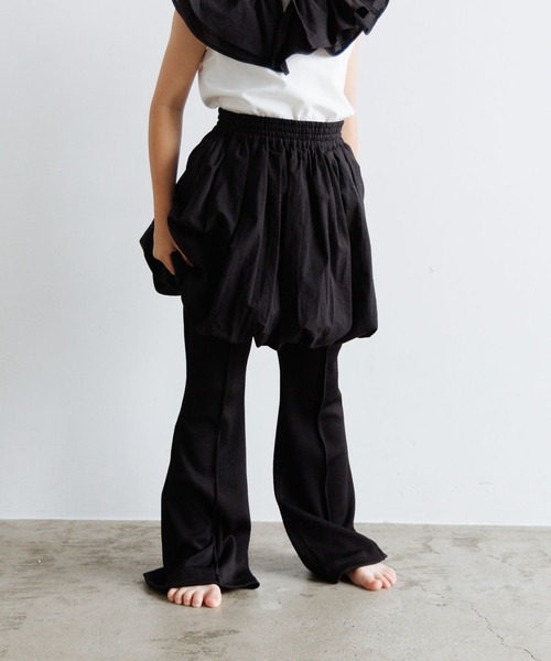 LOWRYS FARM（ローリーズファーム）の「バルーンミニスカート　964562（スカート・キッズ・チャコールグレー/ブラック/アイボリー・110cm/120cm/130cm/140cm/150cm）」の3枚目の写真