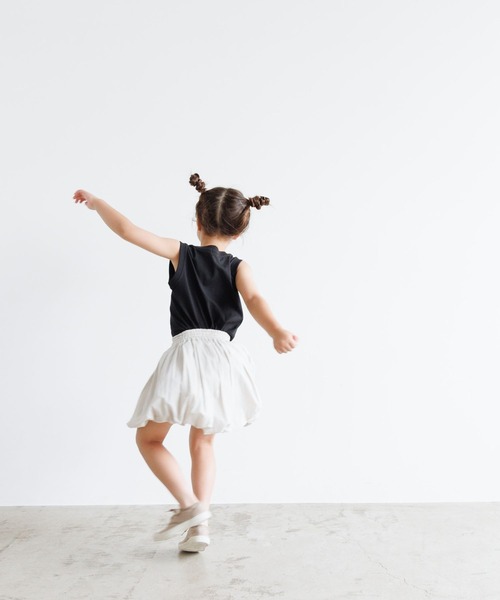 LOWRYS FARM（ローリーズファーム）の「バルーンミニスカート　964562（スカート・キッズ・チャコールグレー/ブラック/アイボリー・110cm/120cm/130cm/140cm/150cm）」の4枚目の写真