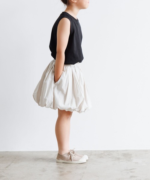 LOWRYS FARM（ローリーズファーム）の「バルーンミニスカート　964562（スカート・キッズ・チャコールグレー/ブラック/アイボリー・110cm/120cm/130cm/140cm/150cm）」の8枚目の写真