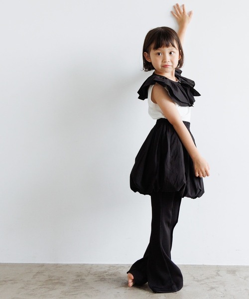 LOWRYS FARM（ローリーズファーム）の「バルーンミニスカート　964562（スカート・キッズ・チャコールグレー/ブラック/アイボリー・110cm/120cm/130cm/140cm/150cm）」の13枚目の写真