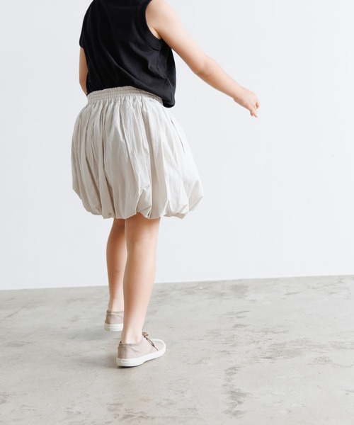 LOWRYS FARM（ローリーズファーム）の「バルーンミニスカート　964562（スカート・キッズ・チャコールグレー/ブラック/アイボリー・110cm/120cm/130cm/140cm/150cm）」の9枚目の写真