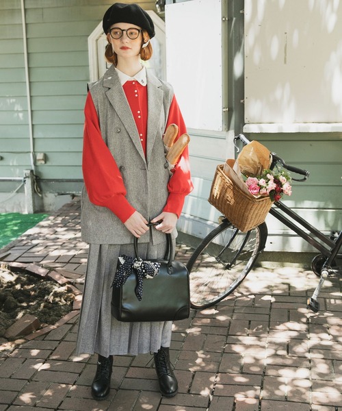 BONLECILL（ボンルシール）の「クラシックレースアップミドルブーツ（ブーツ・レディース・ブラウン/ブラック・S/M/L/XL）」の5枚目の写真