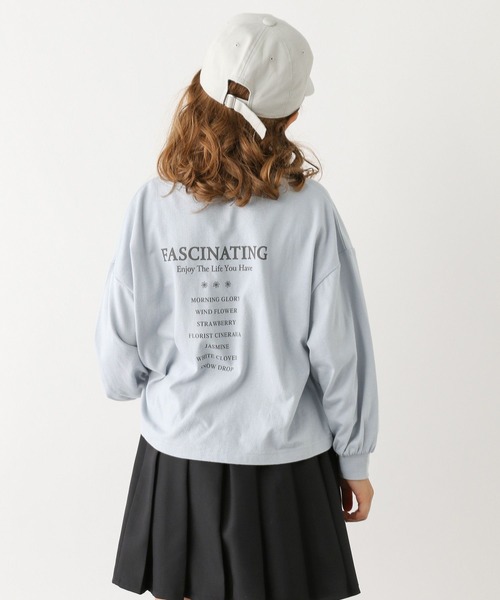 GLOBAL WORK(グローバルワーク)の「ヘビロッTEE/ワイド長袖/キッズ/907695(Tシャツ/カットソー・キッズ・ホワイト系その他7/ホワイト系その他6/ホワイト系その他5/チャコールグレー/ブルー系その他・160cm/150cm/140cm/130cm/120cm/110cm/100cm)」の5枚目の写真