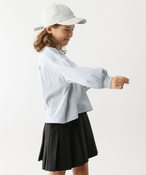 GLOBAL WORK(グローバルワーク)の「ヘビロッTEE/ワイド長袖/キッズ/907695(Tシャツ/カットソー・キッズ・ホワイト系その他7/ホワイト系その他6/ホワイト系その他5/チャコールグレー/ブルー系その他・160cm/150cm/140cm/130cm/120cm/110cm/100cm)」の13枚目の写真