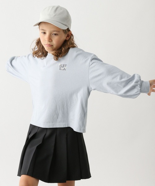 GLOBAL WORK(グローバルワーク)の「ヘビロッTEE/ワイド長袖/キッズ/907695(Tシャツ/カットソー・キッズ・ホワイト系その他7/ホワイト系その他6/ホワイト系その他5/チャコールグレー/ブルー系その他・160cm/150cm/140cm/130cm/120cm/110cm/100cm)」の14枚目の写真