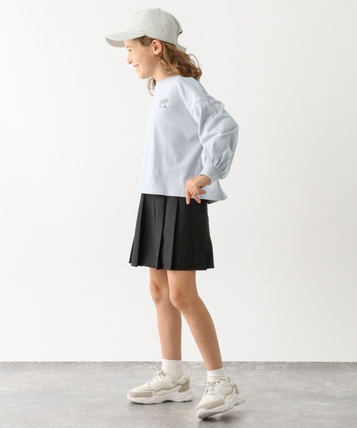 GLOBAL WORK(グローバルワーク)の「ヘビロッTEE/ワイド長袖/キッズ/907695(Tシャツ/カットソー・キッズ・ホワイト系その他7/ホワイト系その他6/ホワイト系その他5/チャコールグレー/ブルー系その他・160cm/150cm/140cm/130cm/120cm/110cm/100cm)」の10枚目の写真
