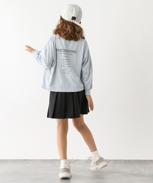 GLOBAL WORK(グローバルワーク)の「ヘビロッTEE/ワイド長袖/キッズ/907695(Tシャツ/カットソー・キッズ・ホワイト系その他7/ホワイト系その他6/ホワイト系その他5/チャコールグレー/ブルー系その他・160cm/150cm/140cm/130cm/120cm/110cm/100cm)」の11枚目の写真