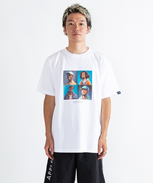APPLEBUM(アップルバム)の「Heroes : “Icon" T-shirt(Tシャツ/カットソー・メンズ・ホワイト/ヘザーグレー・XX-LARGE/LARGE/MEDIUM/X-LARGE/SMALL)」の3枚目の写真