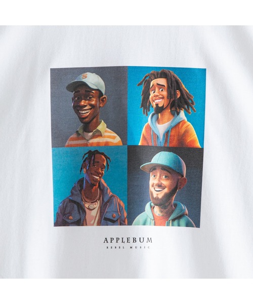 APPLEBUM(アップルバム)の「Heroes : “Icon" T-shirt(Tシャツ/カットソー・メンズ・ホワイト/ヘザーグレー・XX-LARGE/LARGE/MEDIUM/X-LARGE/SMALL)」の7枚目の写真