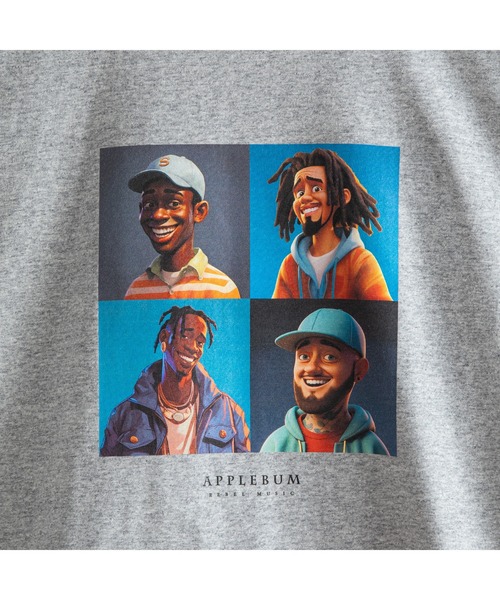 APPLEBUM(アップルバム)の「Heroes : “Icon" T-shirt(Tシャツ/カットソー・メンズ・ホワイト/ヘザーグレー・XX-LARGE/LARGE/MEDIUM/X-LARGE/SMALL)」の14枚目の写真