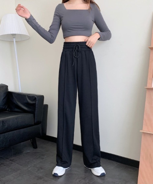 REBALANCE（リバランス）の「ハイウェストスウェットパンツ（スウェットパンツ・レディース・B/A/C・X-LARGE/LARGE/MEDIUM）」の3枚目の写真