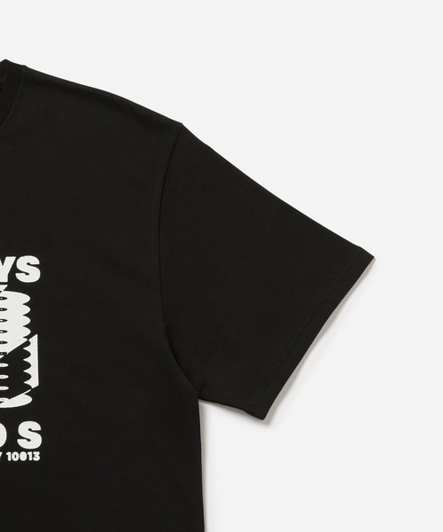 Saturdays NYC（サタデーズ ニューヨークシティ ）の「Records Standard Short Sleeve Tee（Tシャツ/カットソー・メンズ・ブラック/ホワイト・S/L/M）」の16枚目の写真
