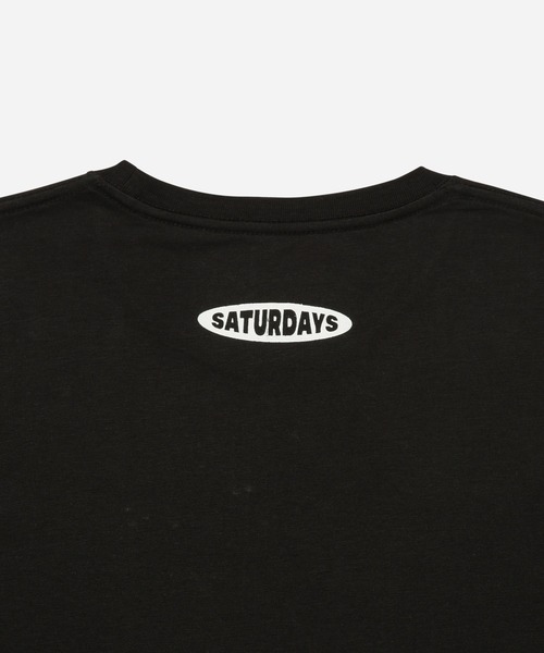 Saturdays NYC（サタデーズ ニューヨークシティ ）の「Records Standard Short Sleeve Tee（Tシャツ/カットソー・メンズ・ブラック/ホワイト・S/L/M）」の4枚目の写真
