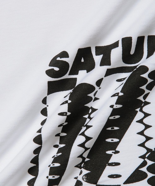 Saturdays NYC（サタデーズ ニューヨークシティ ）の「Records Standard Short Sleeve Tee（Tシャツ/カットソー・メンズ・ブラック/ホワイト・S/L/M）」の6枚目の写真