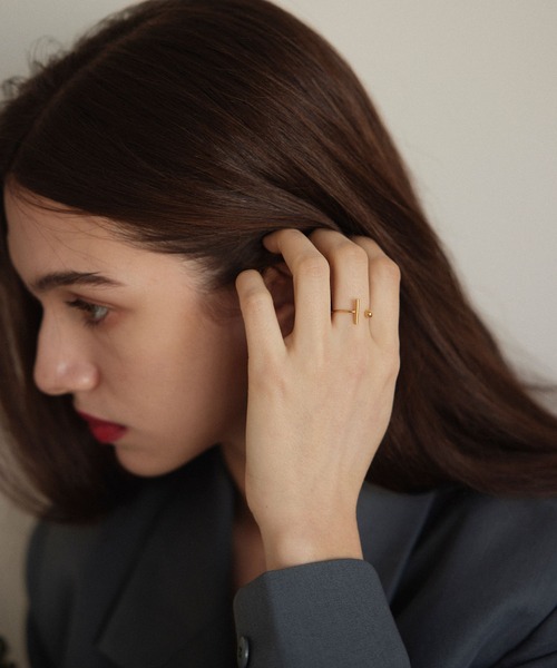 CENE（セネ）の「【CENE】セネ/ボールオープンリング（リング・レディース・ゴールド/シルバー・#11/#9/#13）」の19枚目の写真