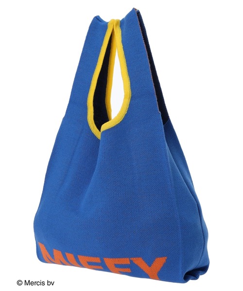 Green　Parks（グリーンパークス）の「miffy/ジャガードニットバッグ（トートバッグ・レディース・グリーン/ホワイト/ブルー/ベージュ・FREE）」の6枚目の写真