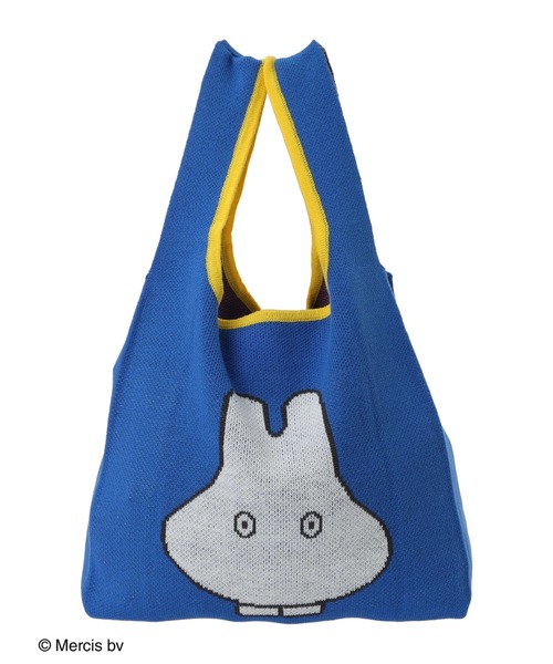 Green　Parks（グリーンパークス）の「miffy/ジャガードニットバッグ（トートバッグ・レディース・グリーン/ホワイト/ブルー/ベージュ・FREE）」の16枚目の写真