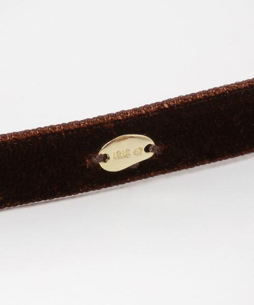 URBAN RESEARCH（アーバンリサーチ）の「IRIS47　Velvet headband（カチューシャ・レディース・ブラック/ネイビー/ブラウン・-）」の4枚目の写真