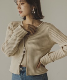 rectangle | Wジップカーディガン＆ベアトップセット(カーディガン/ボレロ)