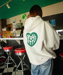 【ZIP FIVE】 ビッグシルエット アソート 裏起毛 長袖 スウェット パーカー