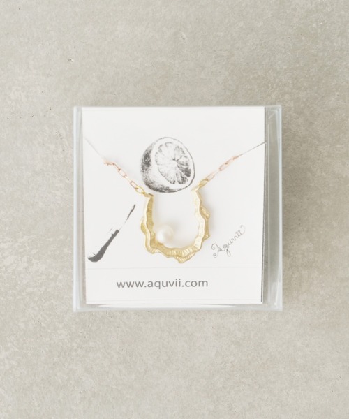 aquvii（アクビ）の「アクビ oyster necklace（ネックレス・レディース・ゴールド/ゴールド系その他・フリー）」の7枚目の写真