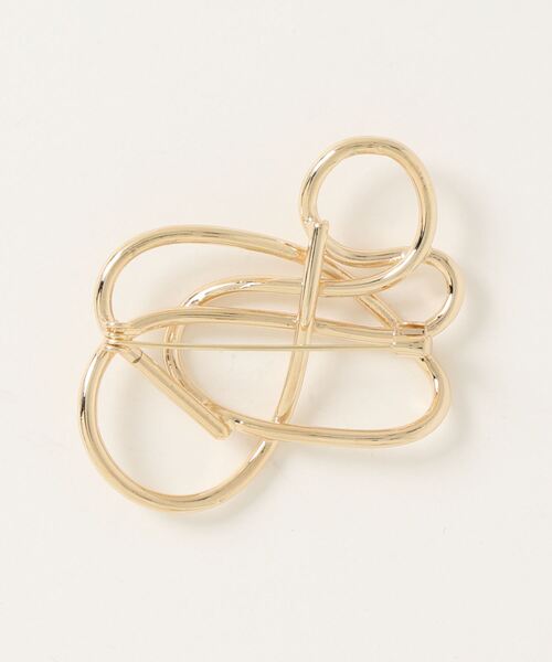 mysty woman（ミスティウーマン）の「ニュアンスモチーフブローチ 980287（ブローチ/コサージュ・レディース・ゴールド/シルバー・FREE）」の3枚目の写真