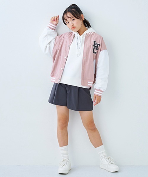 LOVETOXIC(ラブトキシック)の「ウエストロゴタックキュロット(スカート・キッズ・グレー/ブラック・M/L/S)」の14枚目の写真
