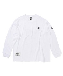 EMBROIDERED LOGO COTTON L/S T-SHIRT_B