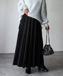 Riberry | スエードランダムプリーツスカート(スカート)