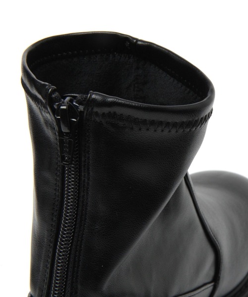 studio CLIP（スタディオクリップ）の「消臭・抗菌防臭】柔らかあったかストレッチブーツ[S～LLサイズ展開]（ブーツ・レディース・ブラウン/アイボリー/ブラック・X-LARGE/LARGE/MEDIUM/SMALL）」の18枚目の写真