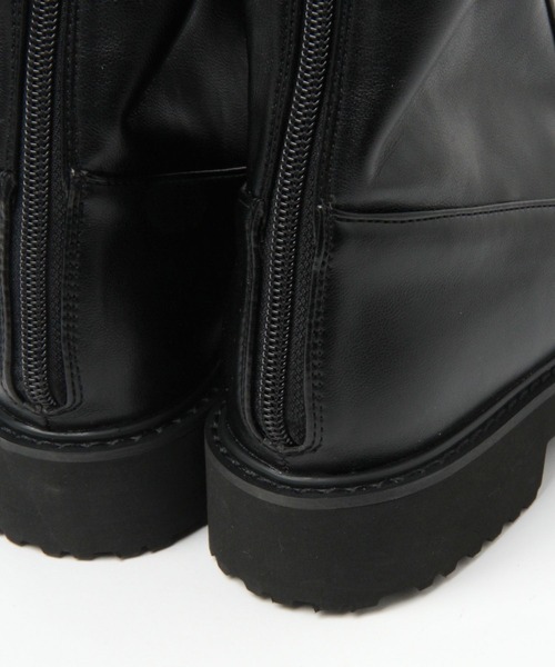 studio CLIP（スタディオクリップ）の「消臭・抗菌防臭】柔らかあったかストレッチブーツ[S～LLサイズ展開]（ブーツ・レディース・ブラウン/アイボリー/ブラック・X-LARGE/LARGE/MEDIUM/SMALL）」の14枚目の写真