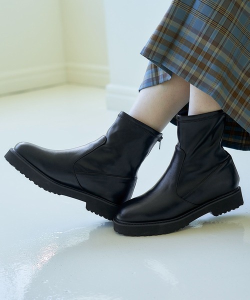 セール】消臭・抗菌防臭】柔らかあったかストレッチブーツ[S～LLサイズ