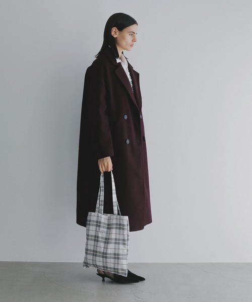 EFOLE（エフォル）の「【ZOZO限定】Gingham logo tote bag / ギンガム ロゴ トートバッグ（トートバッグ・レディース・ブラック/ピンク/グリーン/オフホワイト/その他/キャメル・FREE）」の2枚目の写真