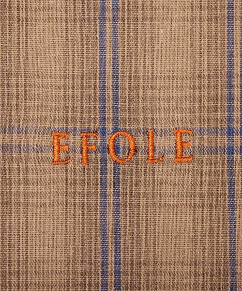 EFOLE（エフォル）の「【ZOZO限定】Gingham logo tote bag / ギンガム ロゴ トートバッグ（トートバッグ・レディース・ブラック/ピンク/グリーン/オフホワイト/その他/キャメル・FREE）」の13枚目の写真