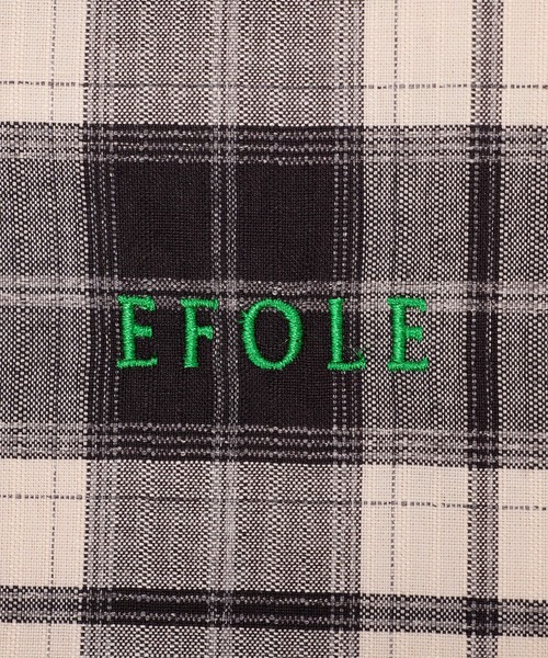 EFOLE（エフォル）の「【ZOZO限定】Gingham logo tote bag / ギンガム ロゴ トートバッグ（トートバッグ・レディース・ブラック/ピンク/グリーン/オフホワイト/その他/キャメル・FREE）」の14枚目の写真
