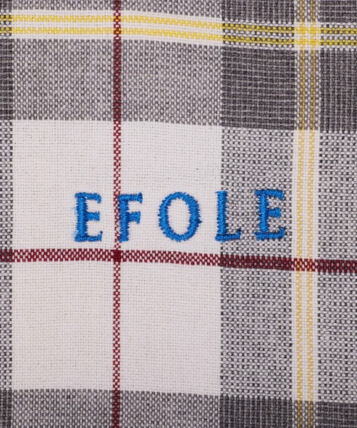EFOLE（エフォル）の「【ZOZO限定】Gingham logo tote bag / ギンガム ロゴ トートバッグ（トートバッグ・レディース・ブラック/ピンク/グリーン/オフホワイト/その他/キャメル・FREE）」の15枚目の写真