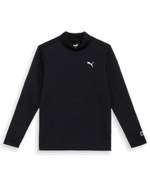 PUMA プーマ メンズ ゴルフ 3D スローガン ジャガード モックネック シャツ 長袖
