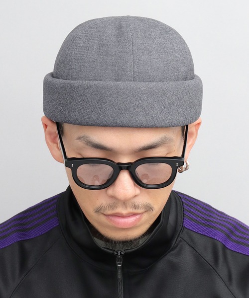 Mr.COVER(ミスターカバー)の「日本製 ホップサック ワイドロール ロールキャップ(キャップ・メンズ・ブラック/グレー/カーキ・FREE)」の3枚目の写真