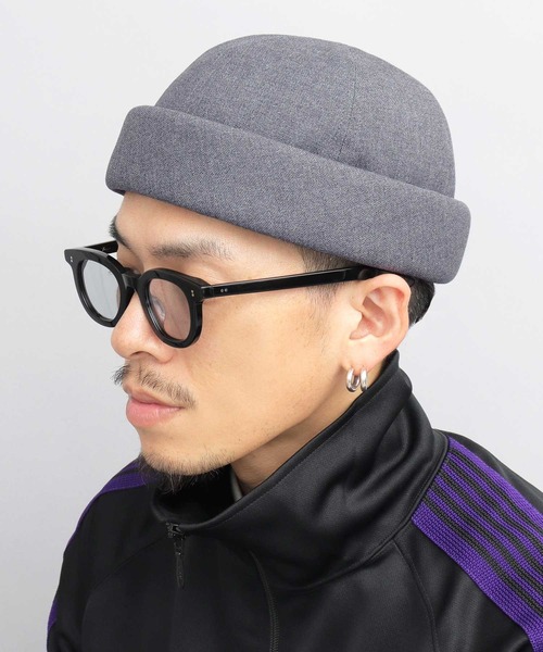 Mr.COVER(ミスターカバー)の「日本製 ホップサック ワイドロール ロールキャップ(キャップ・メンズ・ブラック/グレー/カーキ・FREE)」の8枚目の写真