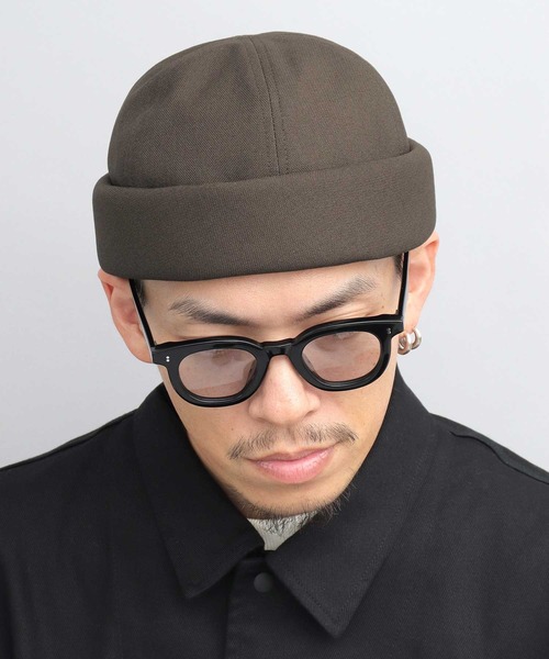 Mr.COVER(ミスターカバー)の「日本製 ホップサック ワイドロール ロールキャップ(キャップ・メンズ・ブラック/グレー/カーキ・FREE)」の9枚目の写真