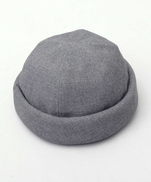 Mr.COVER(ミスターカバー)の「日本製 ホップサック ワイドロール ロールキャップ(キャップ・メンズ・ブラック/グレー/カーキ・FREE)」の5枚目の写真