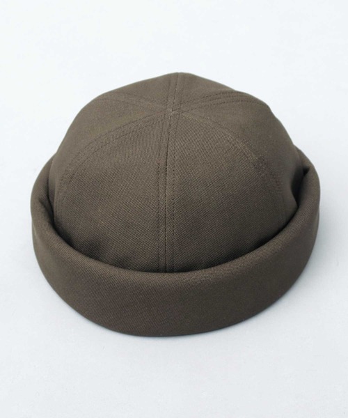 Mr.COVER(ミスターカバー)の「日本製 ホップサック ワイドロール ロールキャップ(キャップ・メンズ・ブラック/グレー/カーキ・FREE)」の6枚目の写真
