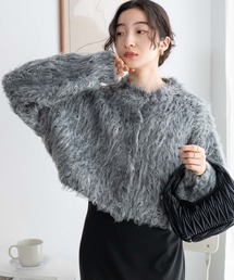 WEGO | WEGO/【23年秋冬新作】モンスターニットカーディガン(カーディガン/ボレロ)