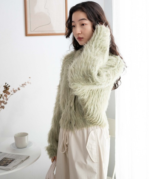 WEGO（ウィゴー）の「WEGO/モンスターニットカーディガン